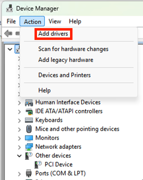 Add Driver