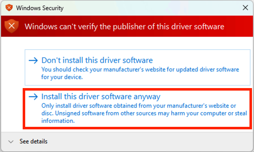 Install Anyway